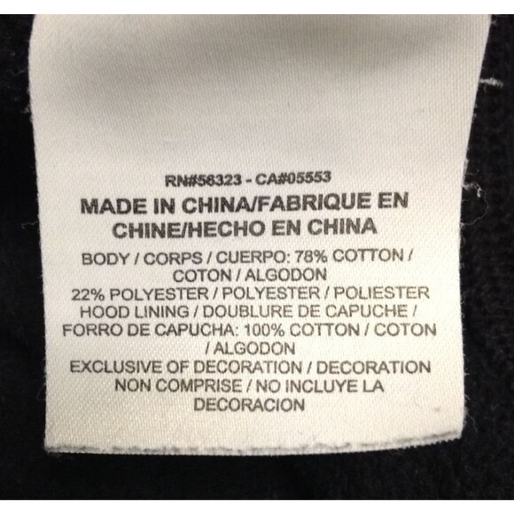 Nike Hoodie Men XL Navy Blue Sweatshirt Spellout Logo Pullover Sweater Gym Warm - Picture 9 of 10